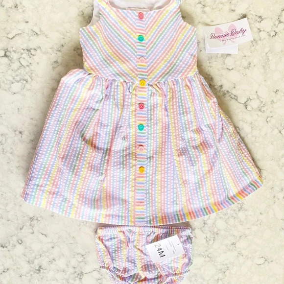 COPY - Bonnie Baby 2 pcs. Set Dress - Picture 4 of 4